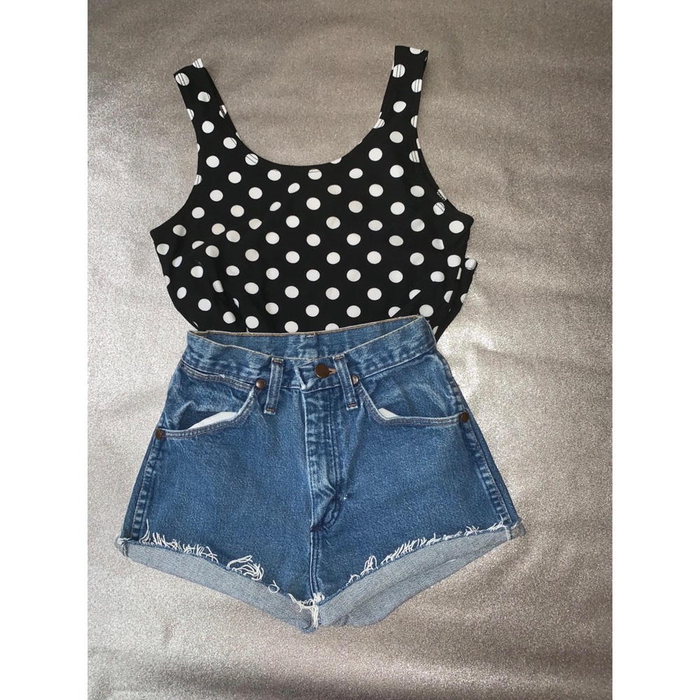 Wrangler Vintage High Waisted Shorts